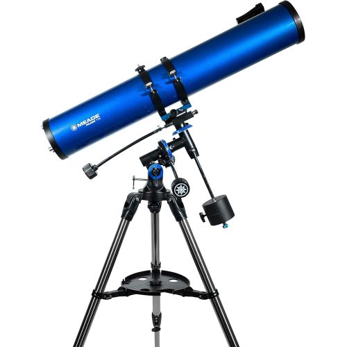  [아마존베스트]Meade Instruments 216004 Polaris 114 EQ Reflector Telescope (Blue)