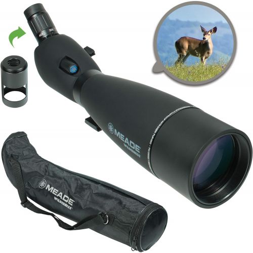  Meade Instruments 126002 Wilderness Spotting Scope - 20-60x100-mm (Black)