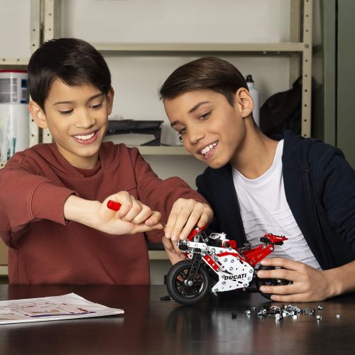  [아마존 핫딜] Meccano Erector Ducati GP Model Motorcycle Building Kit, Stem Engineering Education Toy, 358 Parts, for Ages 10 & Up