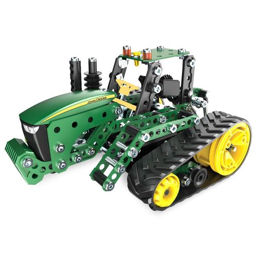  Meccano Erector, John Deere 9RT Series Tractor Building Set, STEM Engineering Education Toy for Ages 10 and up