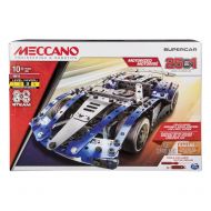 Meccano by Erector, 25-Model Supercar STEM Building Kit with LED Lights, for Ages 10 and Up