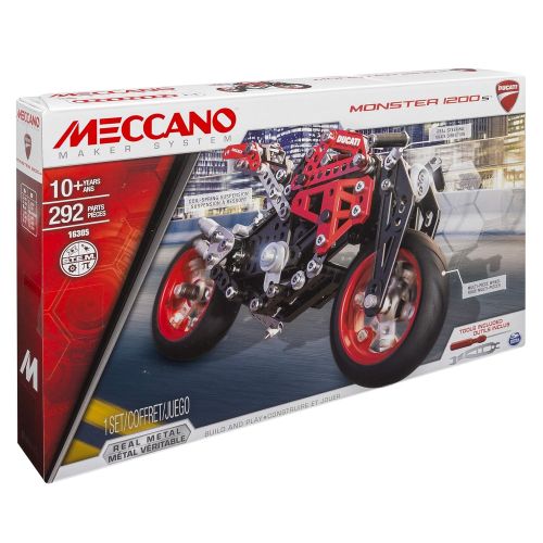  Meccano by Erector, Ducati Monster 1200 S Model Building Kit