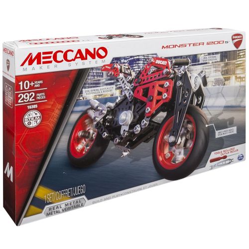  Meccano by Erector, Ducati Monster 1200 S Model Building Kit