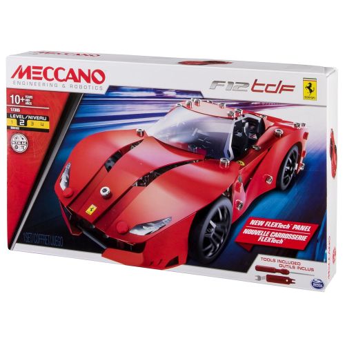  Meccano-Erector  Ferrari F12tdf Building Set with Poseable Steering