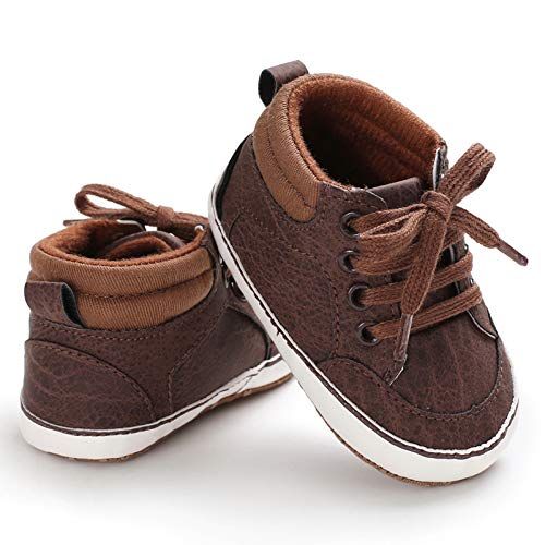  Meckior Save Beautiful Baby Girls Boys Canvas Sneakers Soft Sole High-Top Ankle Infant First Walkers Crib Shoes