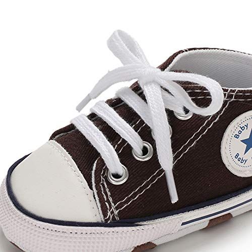  Meckior Save Beautiful Baby Girls Boys Canvas Sneakers Soft Sole High-Top Ankle Infant First Walkers Crib Shoes