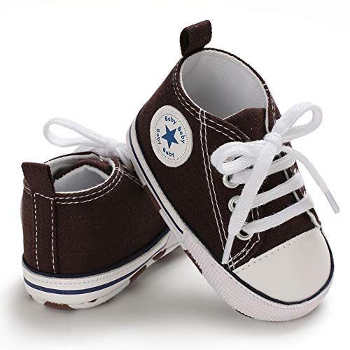  Meckior Save Beautiful Baby Girls Boys Canvas Sneakers Soft Sole High-Top Ankle Infant First Walkers Crib Shoes