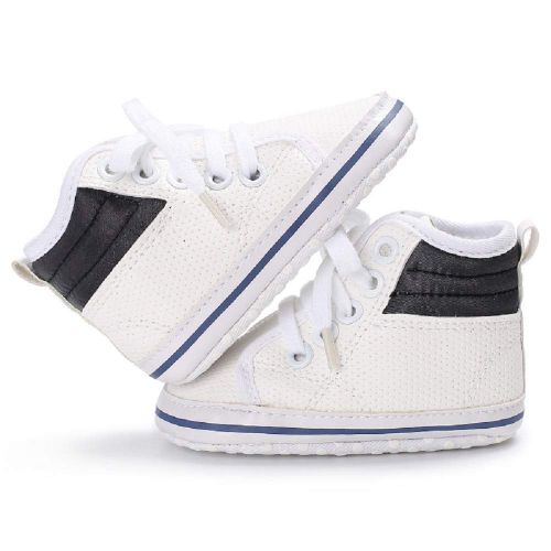  Meckior Save Beautiful Baby Girls Boys Canvas Sneakers Soft Sole High-Top Ankle Infant First Walkers Crib Shoes