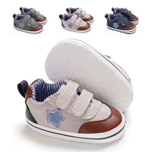  Meckior Save Beautiful Baby Girls Boys Canvas Sneakers Soft Sole High-Top Ankle Infant First Walkers Crib Shoes