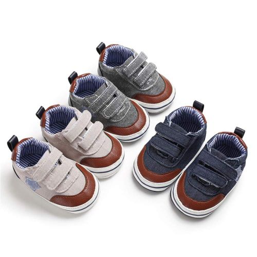  Meckior Save Beautiful Baby Girls Boys Canvas Sneakers Soft Sole High-Top Ankle Infant First Walkers Crib Shoes