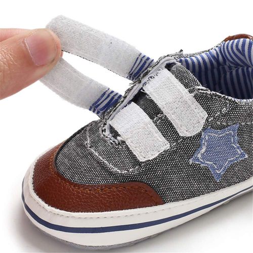  Meckior Save Beautiful Baby Girls Boys Canvas Sneakers Soft Sole High-Top Ankle Infant First Walkers Crib Shoes