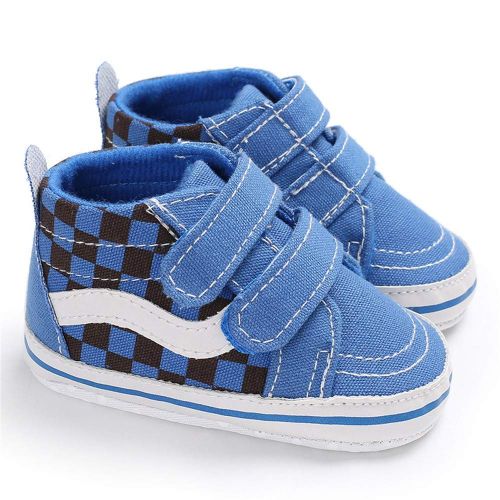  Meckior Save Beautiful Baby Girls Boys Canvas Sneakers Soft Sole High-Top Ankle Infant First Walkers Crib Shoes