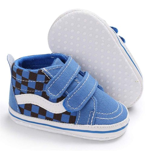  Meckior Save Beautiful Baby Girls Boys Canvas Sneakers Soft Sole High-Top Ankle Infant First Walkers Crib Shoes