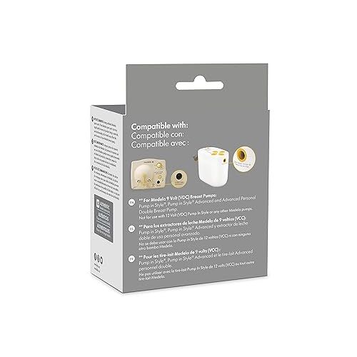 메델라 Medela Pump in Style Battery Pack, Portable Unit for 9 Volt Pump in Style Advanced Breast Pump Uses AA Batteries, Authentic Medela Spare Parts