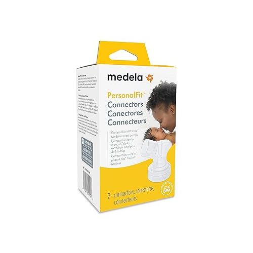 메델라 Medela Spare or Replacement PersonalFit Connectors Compatible with Pump in Style Advanced Breast Pump