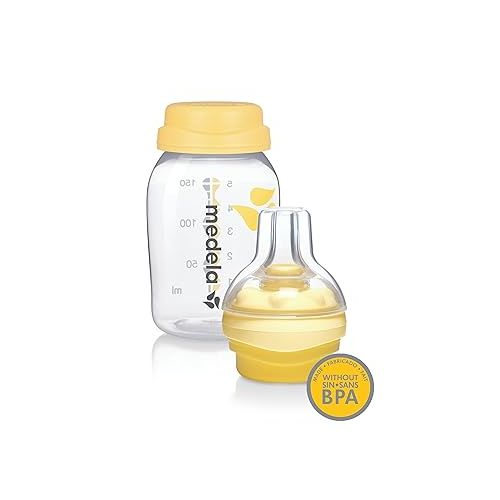 메델라 Medela Calma Bottle Nipple | Baby Bottle Teat for use with Medela collection bottles | Made without BPA | Air-Vent System | 5oz / 150mL