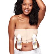 Medela Hands Free Pumping Bustier | Easy Expressing Pumping Bra with Adaptive Stretch