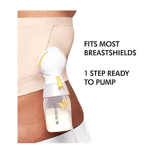 메델라 Medela Hands Free Pumping Bustier | Easy Expressing Pumping Bra with Adaptive Stretch