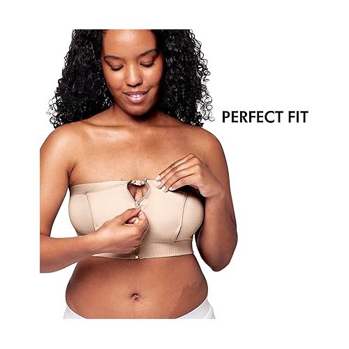 메델라 Medela Hands Free Pumping Bustier | Easy Expressing Pumping Bra with Adaptive Stretch