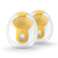 Medela Hands-Free Collection Cups, Compatible with Freestyle Flex, Pump in Style with MaxFlow, and Swing Maxi Electric Breast Pumps, 1 Set of 2 Cups