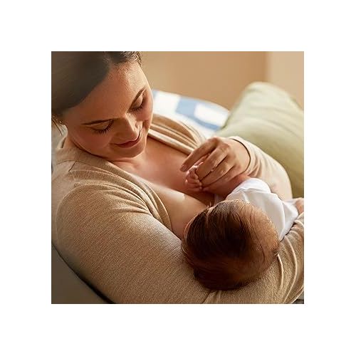 메델라 Medela Safe & Dry Washable Nursing Pads, 4 Count Breast Pads for Breastfeeding, Ultra-Absorbent, Reusable, No-Slip Contoured Design