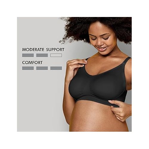 메델라 Medela Keep Cool Ultra Bra | Seamless Maternity & Nursing Bra with 6 Breathing Zones, Soft Touch Fabric and Extra Support
