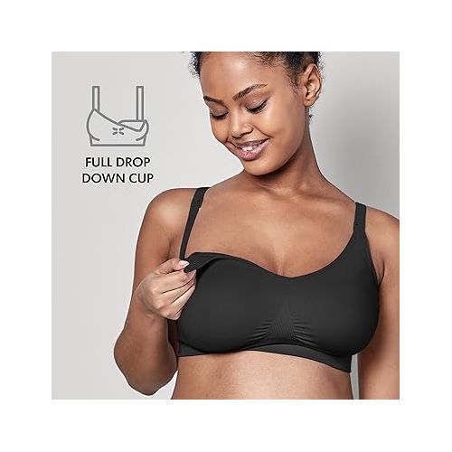 메델라 Medela Keep Cool Ultra Bra | Seamless Maternity & Nursing Bra with 6 Breathing Zones, Soft Touch fabric and Extra Support