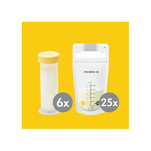 메델라 Medela Store and Feed Set | Breast Milk Storage Bottles, Nipples, Breast Milk Storage Bags | BPA-Free