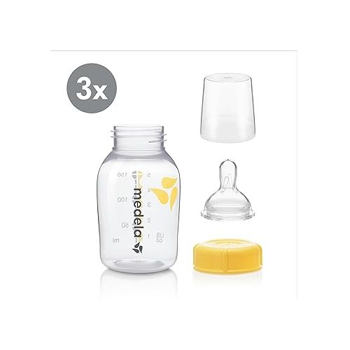 메델라 Medela Store and Feed Set | Breast Milk Storage Bottles, Nipples, Breast Milk Storage Bags | BPA-Free