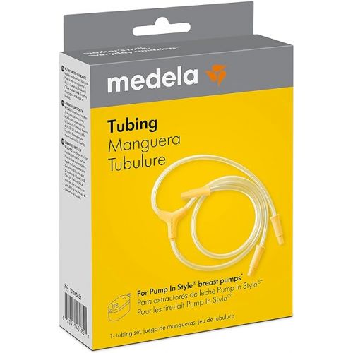 메델라 Medela Replacement Tubing, Compatible with New Pump in Style Maxflow Breast Pump, Authentic Spare Breastpump Parts Made Without BPA