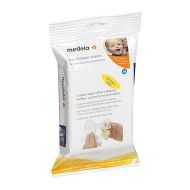 Medela Quick Clean Breast Pump and Accessory Wipes, 24 Count Resealable Pack, Convenient and Hygienic On the Go Cleaning for Tables, Countertops, Chairs, and More