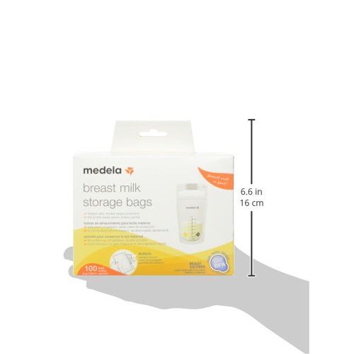 메델라 [아마존베스트]Medela, Breast Milk Storage Bags, Ready to Use, Milk Storage Bags for Breastfeeding, Self-Standing...