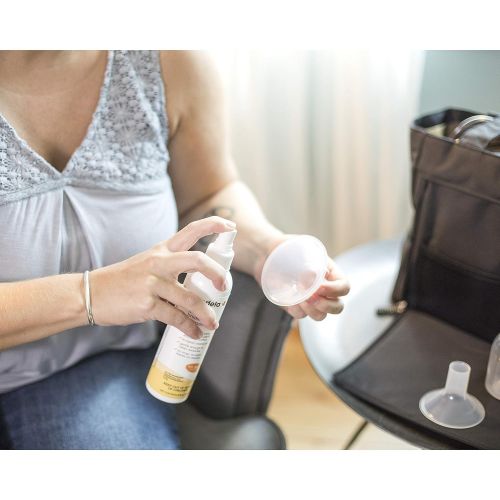 메델라 [아마존베스트]Medela Quick Clean Breast Pump and Accessory Sanitizer Spray, 8 fluid ounce bottle, Eliminates 99.9% of Bacteria and Viruses with a Safe, No-Rinse Solution