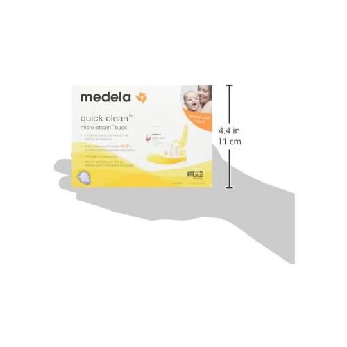 메델라 [아마존베스트]Medela Quick Clean Micro-Steam Bags Economy Pack of 4 retail boxes (20 Bags Total)
