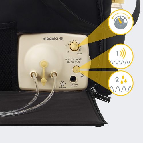 메델라 [아마존베스트]Medela Pump in Style Advanced with Tote, Electric Breast Pump for Double Pumping, Portable Battery...