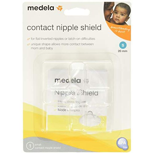 메델라 [아마존베스트]Medela Nipple Shield, 20mm, Size Small, Contact Nipple Shields for Breastfeeding with Latch Difficulties...