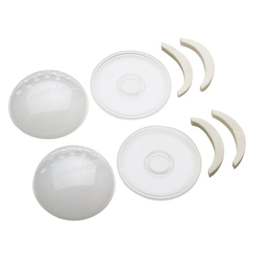 메델라 [아마존베스트]Medela SoftShells, Soft, Discreet Breast Shells Designed for Flat or Inverted Nipples, Flexible and Easy to...