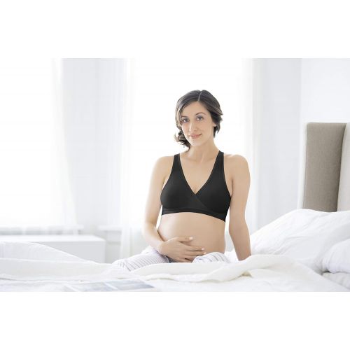 메델라 [아마존베스트]Medela, Nursing Bra for Sleep and Breastfeeding, Crisscross Front, Racerback Bra, Four-Way Stretch Fabric,...
