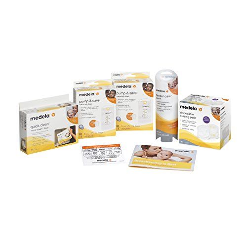 메델라 [아마존베스트]Medela Breast Pumping Accessories, Breastpump Essentials to Help Moms Begin and Continue Breastfeeding, Authentic Medela Products Include Breast Milk Storage and Cleaning, Breast C