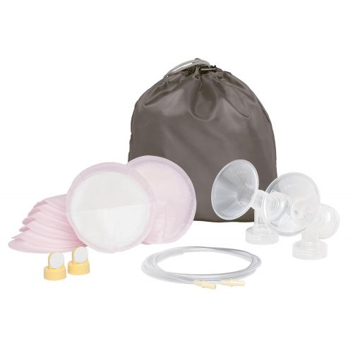 메델라 Medela Pump in Style Advanced Double Pumping Kit with Authentic Medela Spare Parts, Includes Breast Shields, Connectors, and Accessory Bag, Made Without BPA