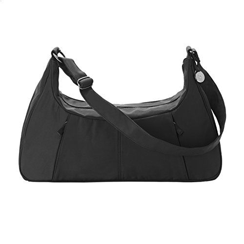 메델라 Medela Breastpump Bag for all Breastpumping Essentials, Water Resistant Black Microfiber with Power Adaptor Access Port, Convenient Tote for Sonata, Freestyle, or Pump in Style Adv