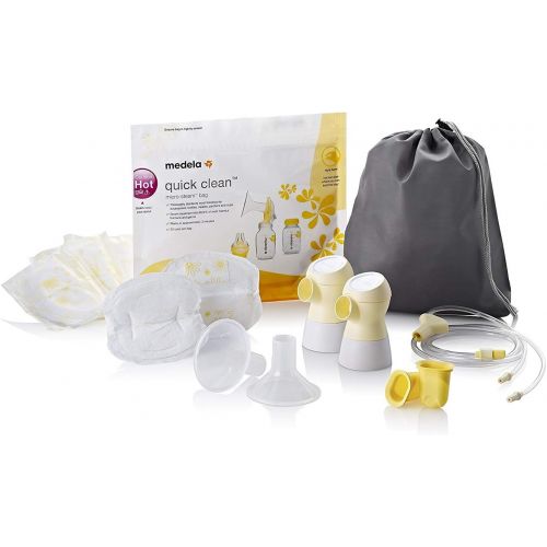 메델라 Medela Pump Parts, Sonata Breastpump Double Pumping Kit (Brand Edition)