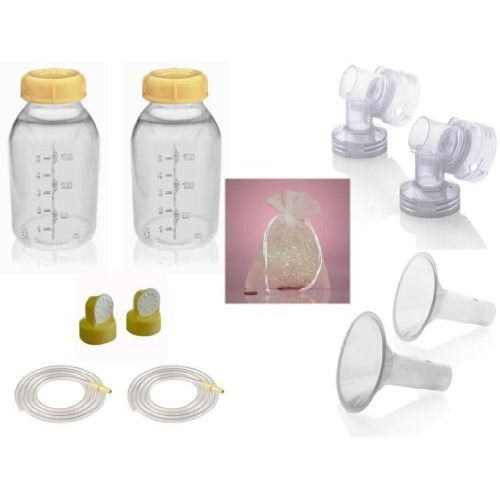 메델라 Medela Replacement Parts Kit Pump In Style Original Advanced with Large 27 mm Breast Shield and Tubing #101033078 In Sealed Packaging