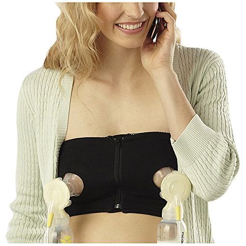 메델라 Medela Easy Expression Hands-Free Bustier, Black, Medium