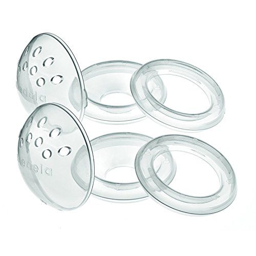 메델라 Medela TheraShells Breast Shells, Protect Sore, Flat, or Inverted Nipples While Pumping or Breastfeeding, Natural Appearance and Exceptional Comfort, Made Without BPA