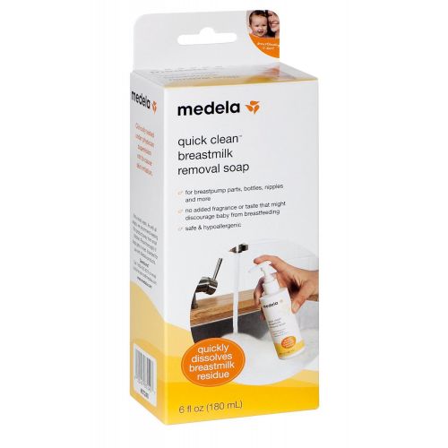 메델라 Medela Quick Clean Breast Milk Removal Soap, 6 Ounce (3 Pack)