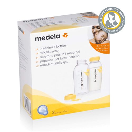 메델라 Medela Breastmilk Collection and Storage Bottles 8oz (250ml) - 2 Each