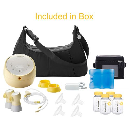 메델라 Medela 101037319 Sonata Smart Breast Pump, Hospital Performance Double Electric Breastpump, Rechargeable, Flex Breast Shields, Touch Screen Display, Connects to Mymedela App, Lacta