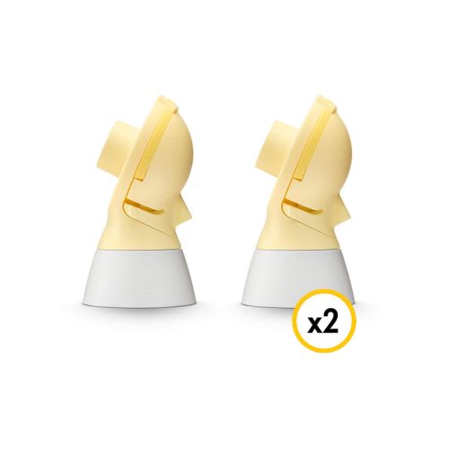 메델라 Medela PersonalFit Flex Replacement Connectors, 2 per Pack, Compatible with Freestyle Flex and Pump in Style with MaxFlow Breast Pumps, Authentic Spare Parts