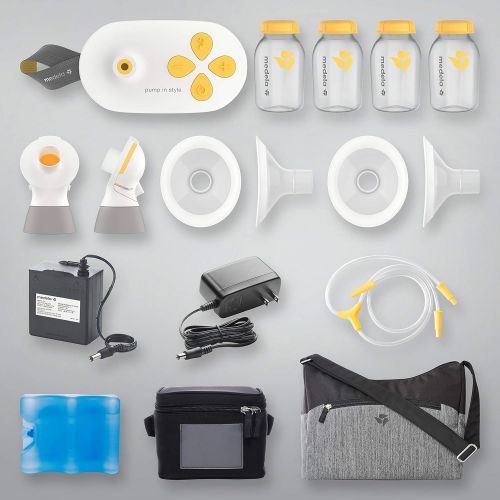 메델라 New Medela Pump in Style with MaxFlow, Electric Breast Pump Closed System, Portable Breastpump, 2020 Version